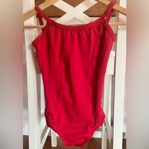 So Danca Kids Red Camisole Leotard